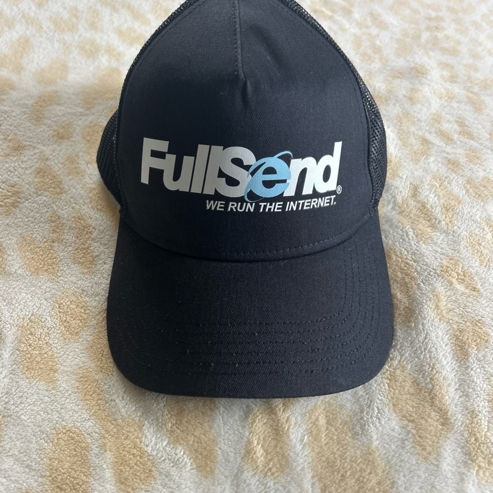 Full Send Black Trucker Hat